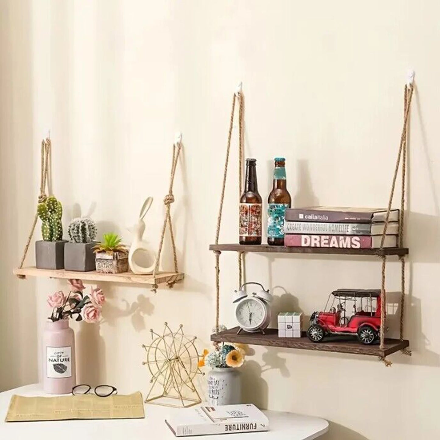 Wooden Floating Shelves