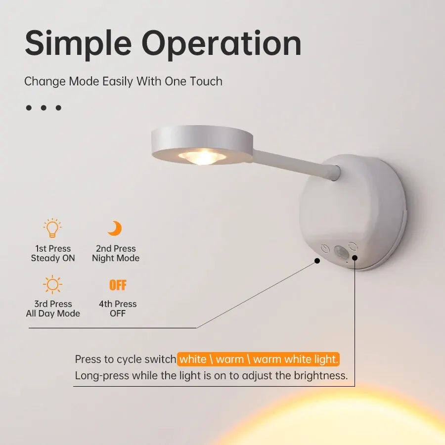 Night Light Motion Sensor Light