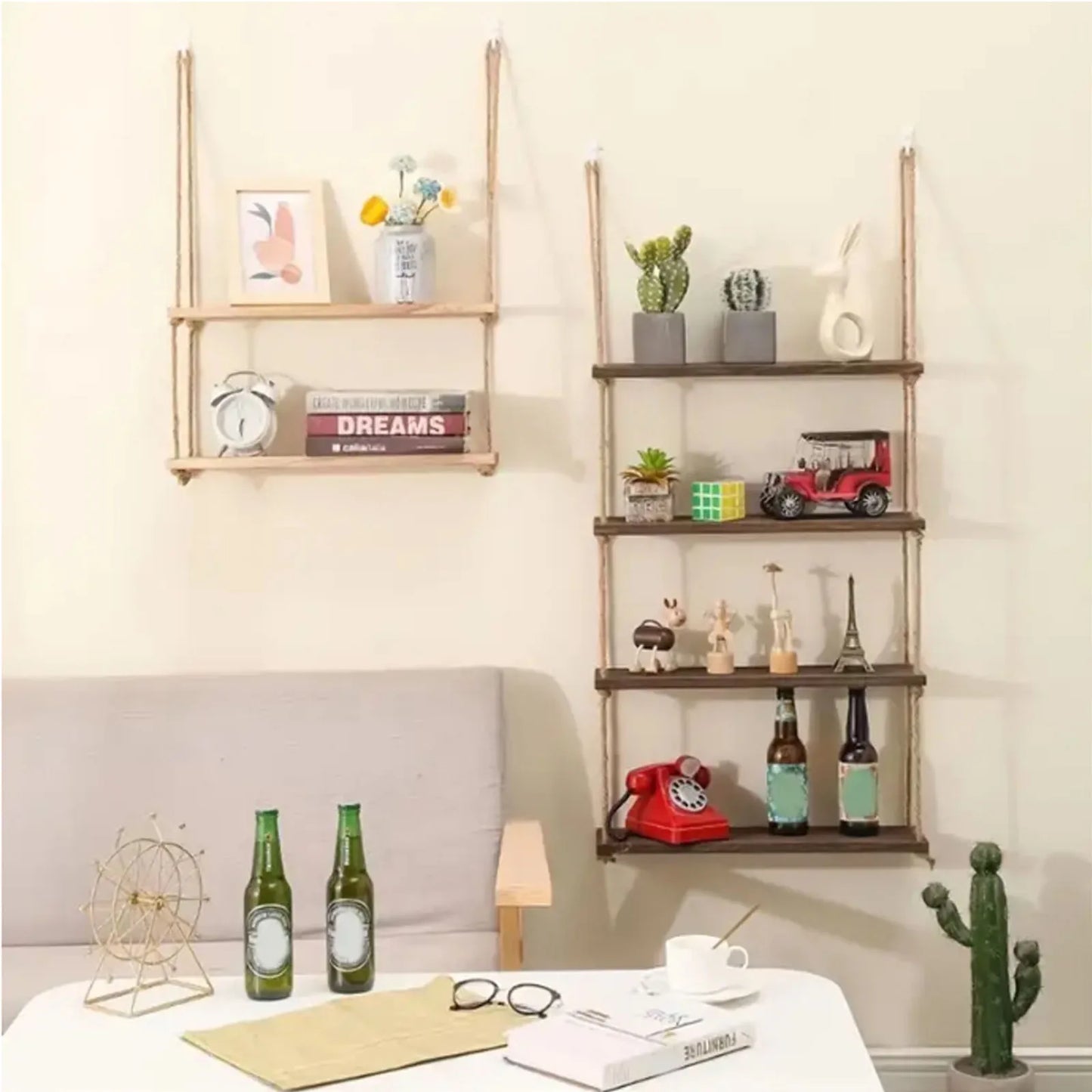 Wooden Floating Shelves